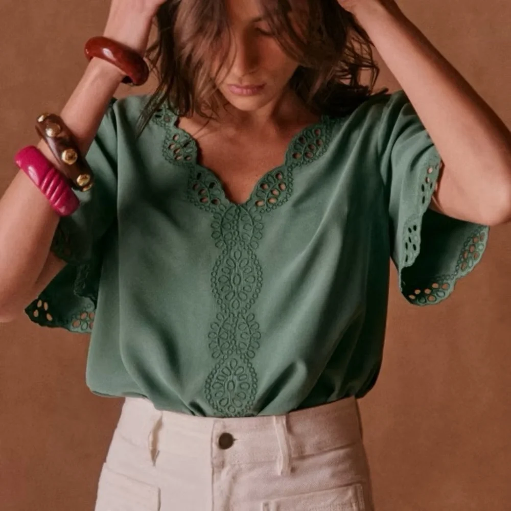 Sezane Francia Blouse - Picture 2 of 3